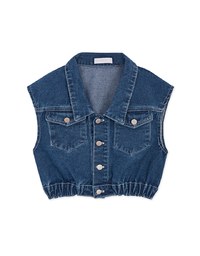 Casual Chic Denim Jeans Vest