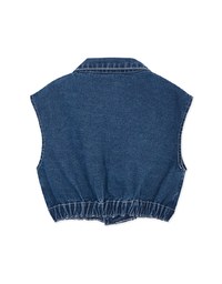 Casual Chic Denim Jeans Vest