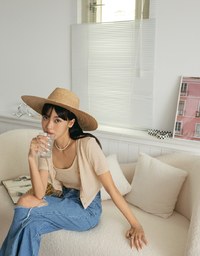 Two Piece Knit Short Sleeve Top