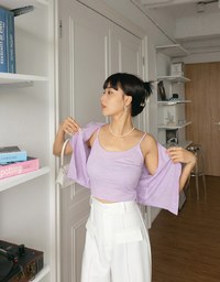 Two Piece Knit Short Sleeve Top