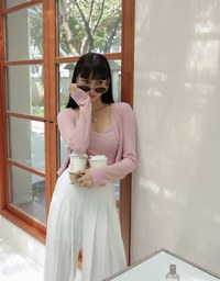 Two Piece Long Sleeve Top