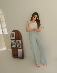 Casual Asymmetric Tank Jumpsuit