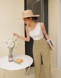 Casual Asymmetric Tank Jumpsuit