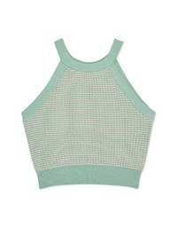 Très Chic Halter Knit Top