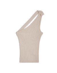 3way One Shoulder Knit Top