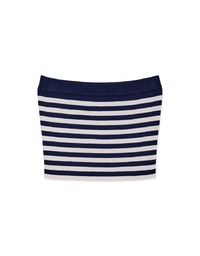 Striped Knit Tube Top