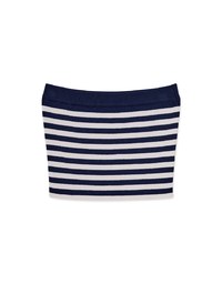 Striped Knit Tube Top