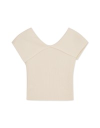 2way Lapel Sleeveless Knit Top