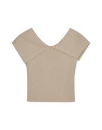 2way Lapel Sleeveless Knit Top