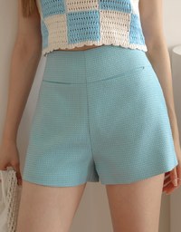 Checkerboard Knit Tank Top