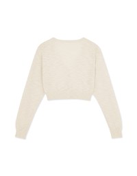 Sheer Mixed Yarn Knit Top