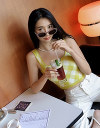 Summer Checkered Tank Top
