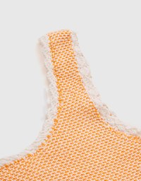 Cutie Edge Knit Tank Top