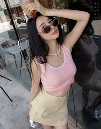 Cutie Edge Knit Tank Top