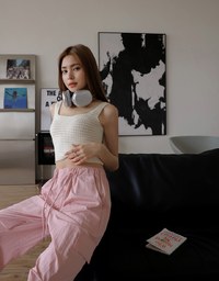 Textured Knit Tank Top