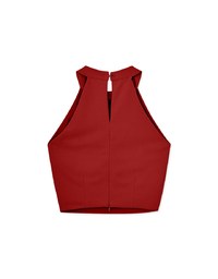 Qipao TOP with Halter Neck Cheongsam Qipao Design With Chinese Knot