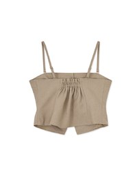 【Elecher's Design】Bra Padded Suit Vest Corset Top (with removable straps )