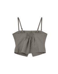 【Elecher's Design】Bra Padded Suit Vest Corset Top (with removable straps )