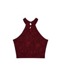 Qipao TOP Embossed Cheongsam Halter Neck Vest Cami Tank Top