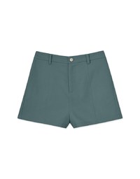 Textured Thick Wide Hem Shorts