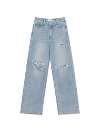 【Elecher's Design】BOSS MOM Distressed Denim Jeans