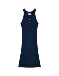 HalterHollow Bodycon Wrap Mini Dress