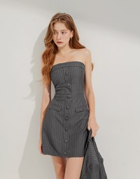 Bra Padded Mini Tube Dress (With Padding)
