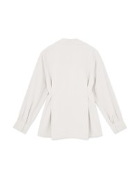 2Way Korean Style Slim Long Blouse Shirt