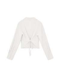 2Way Korean Style Slim Blouse Shirt