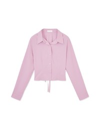 2Way Korean Style Slim Blouse Shirt