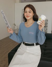 Fungus Roll Long Sleeve Top