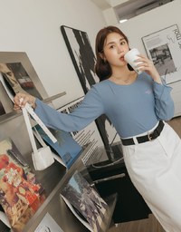 Fungus Roll Long Sleeve Top