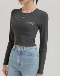 Fungus Roll Long Sleeve Top