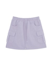Casual Drawstring Cargo Style Skirt
