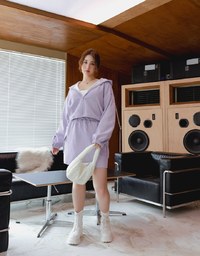 Casual Drawstring Cargo Style Skirt