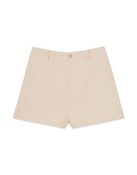 Textured Thick Wide Hem Shorts