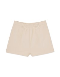 Textured Thick Wide Hem Shorts