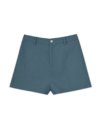 Textured Thick Wide Hem Shorts