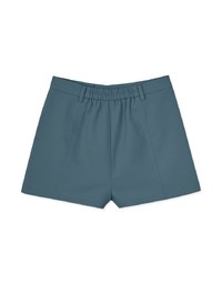 Textured Thick Wide Hem Shorts
