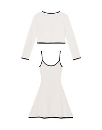 Soigné Knit Bodycon Dress Set