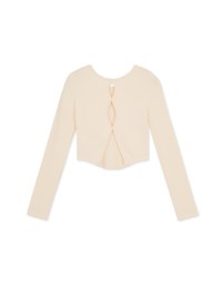 【SHIUAN'S DESIGN】Back Cut Out Fitted Top