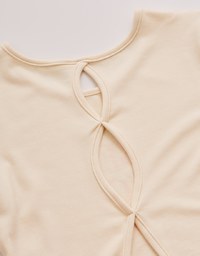 【SHIUAN'S DESIGN】Back Cut Out Fitted Top