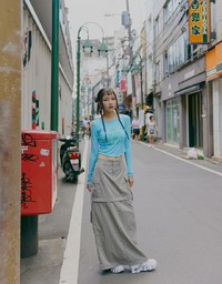 【SHIUAN'S DESIGN】Back Cut Out Fitted Top