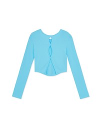 【SHIUAN'S DESIGN】Back Cut Out Fitted Top