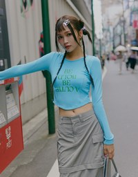 【SHIUAN'S DESIGN】Back Cut Out Fitted Top