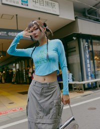 【SHIUAN'S DESIGN】Back Cut Out Fitted Top