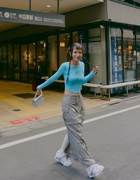 【SHIUAN'S DESIGN】Back Cut Out Fitted Top