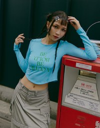 【SHIUAN'S DESIGN】Back Cut Out Fitted Top
