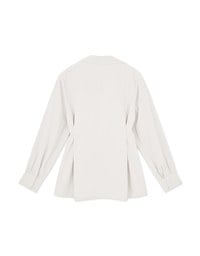 2Way Korean Style Slim Long Blouse Shirt