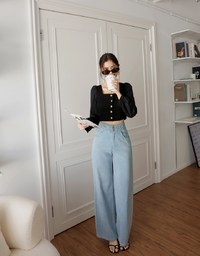 Mixed Material Splice Long Sleeve Top